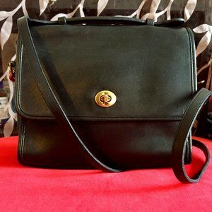 Vintage 1980's Coach Court Bag, United States